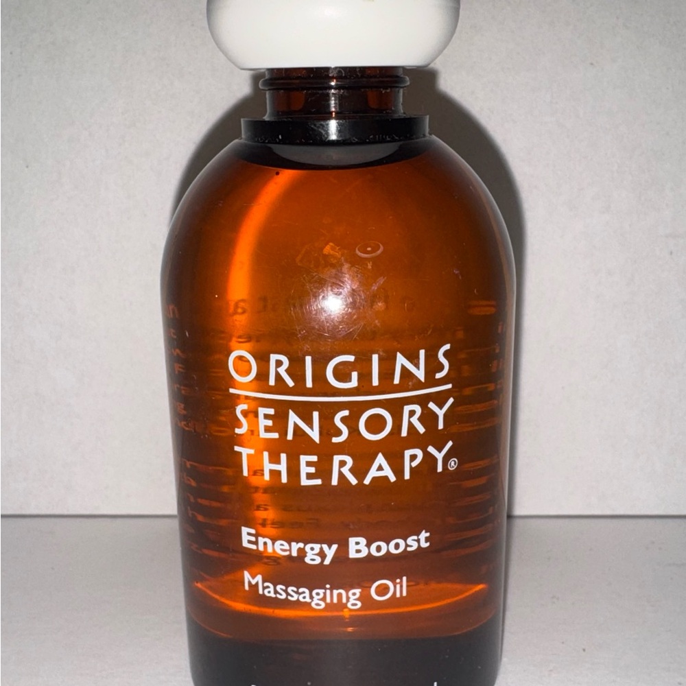 ORIGINS SENSORY THERAPY ENERGY BOOST MASSAGING OIL 3.8 FL OZ EXTREMELY RARE!!